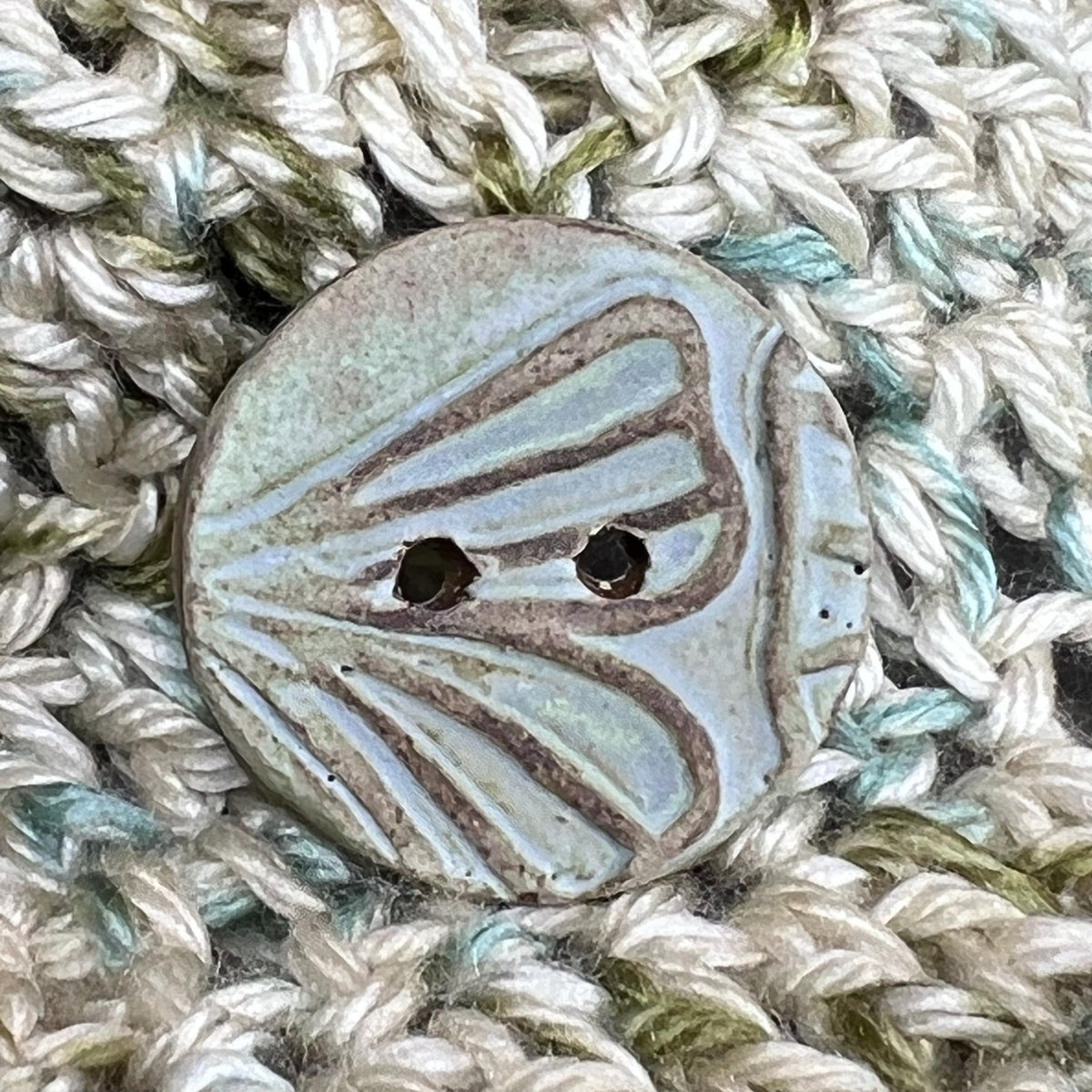 Matte Ceramic Succulent Button
