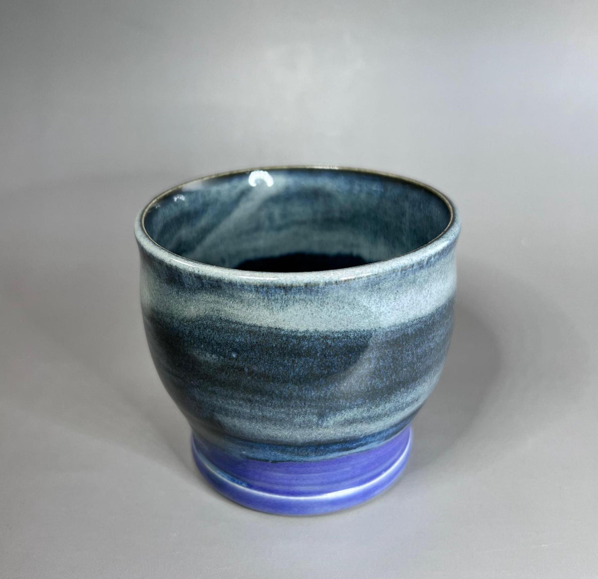 Blue and Purple Small Cache Pot