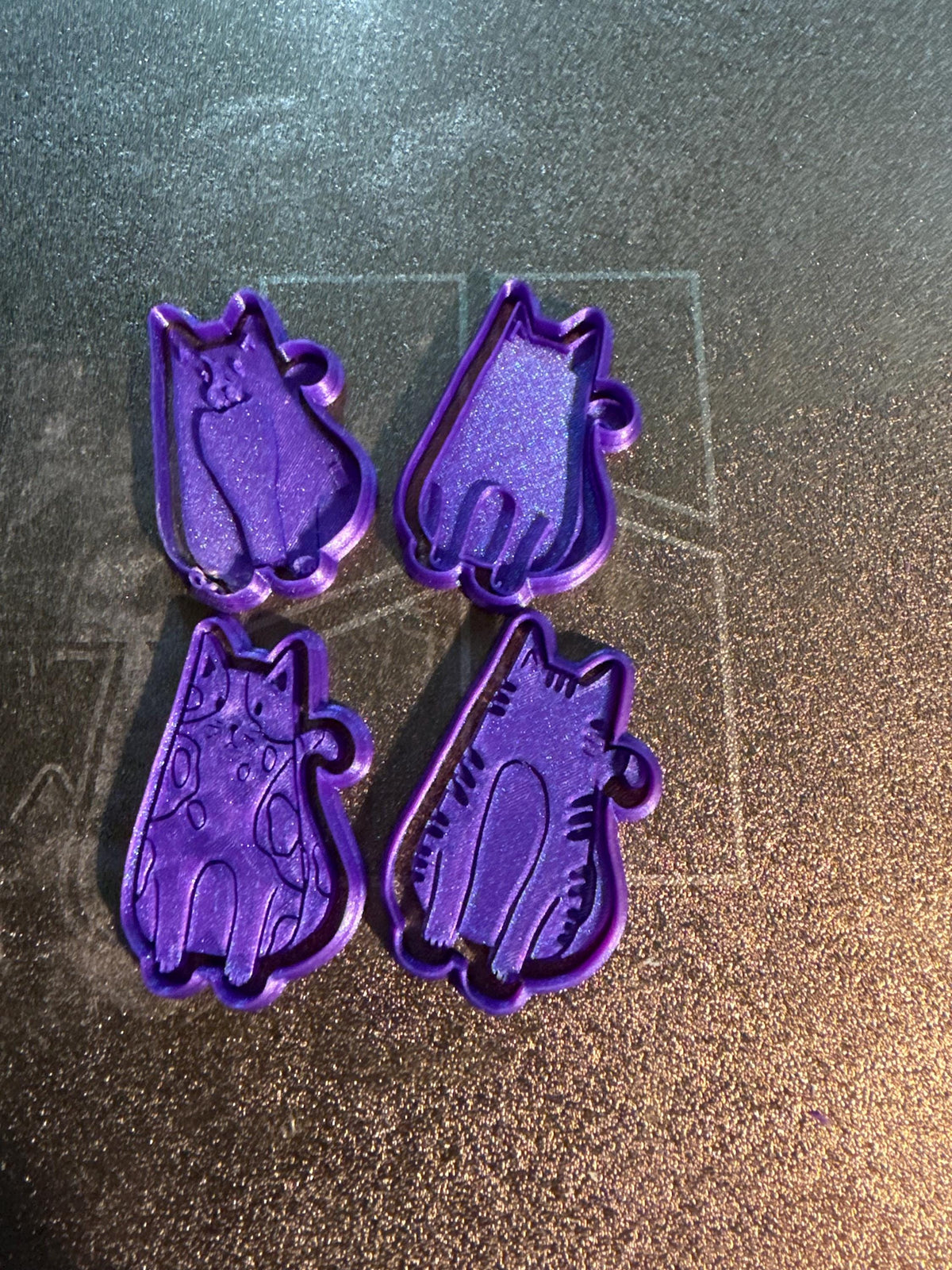 Large Cat Ceramic Button