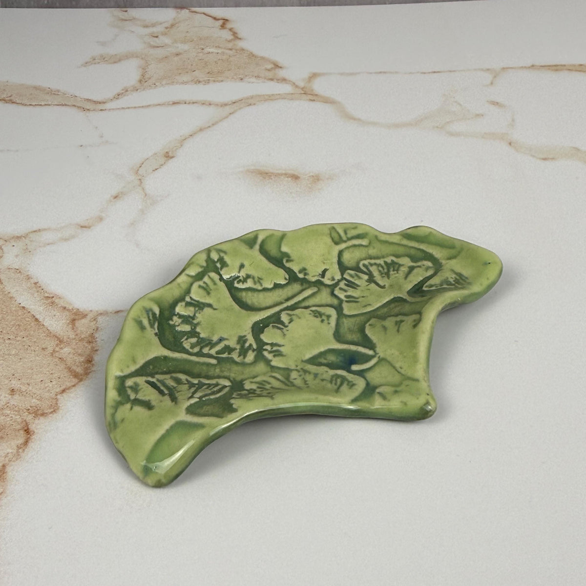 Small Ginkgo Teabag Holder/Spoon Rest