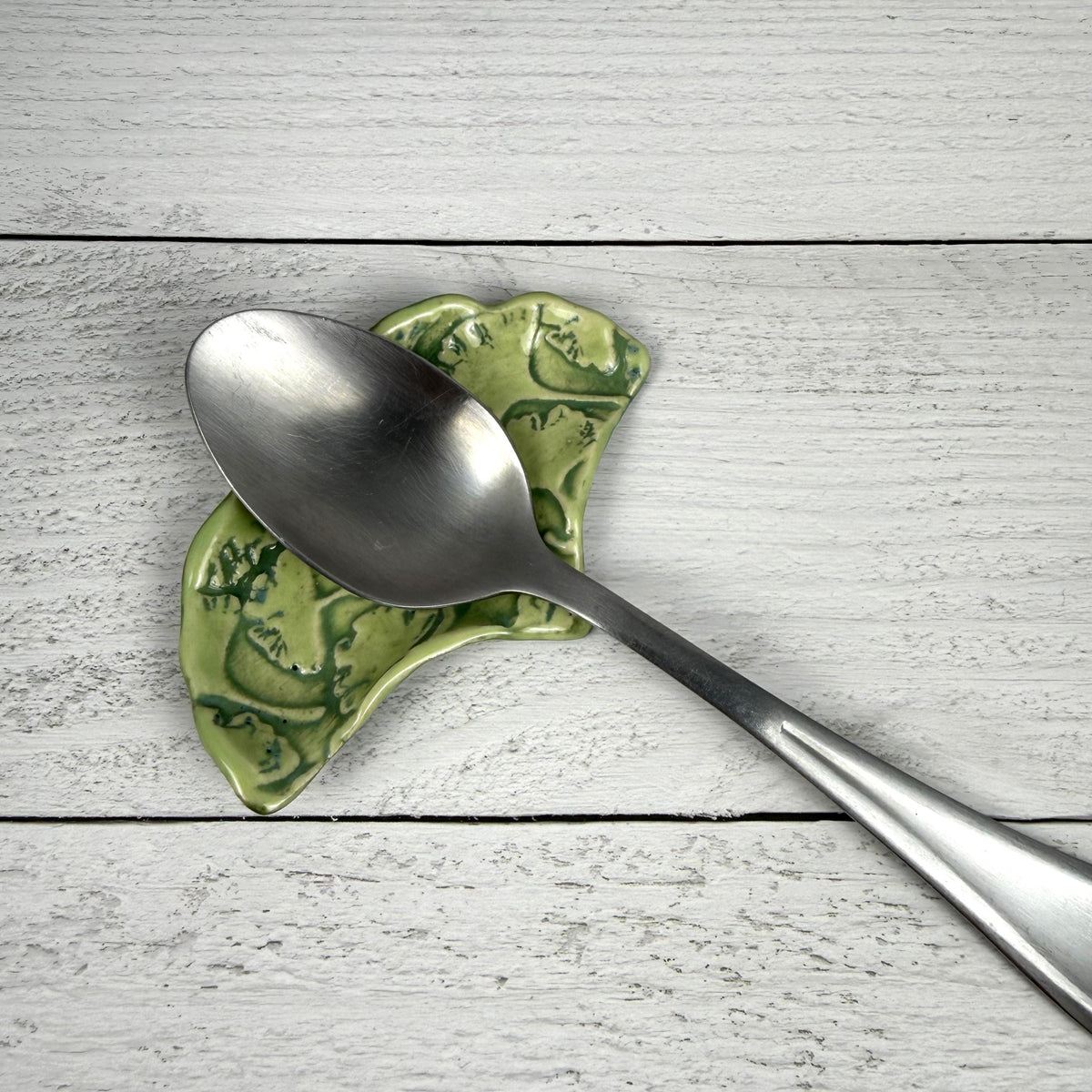 Small Ginkgo Teabag Holder/Spoon Rest