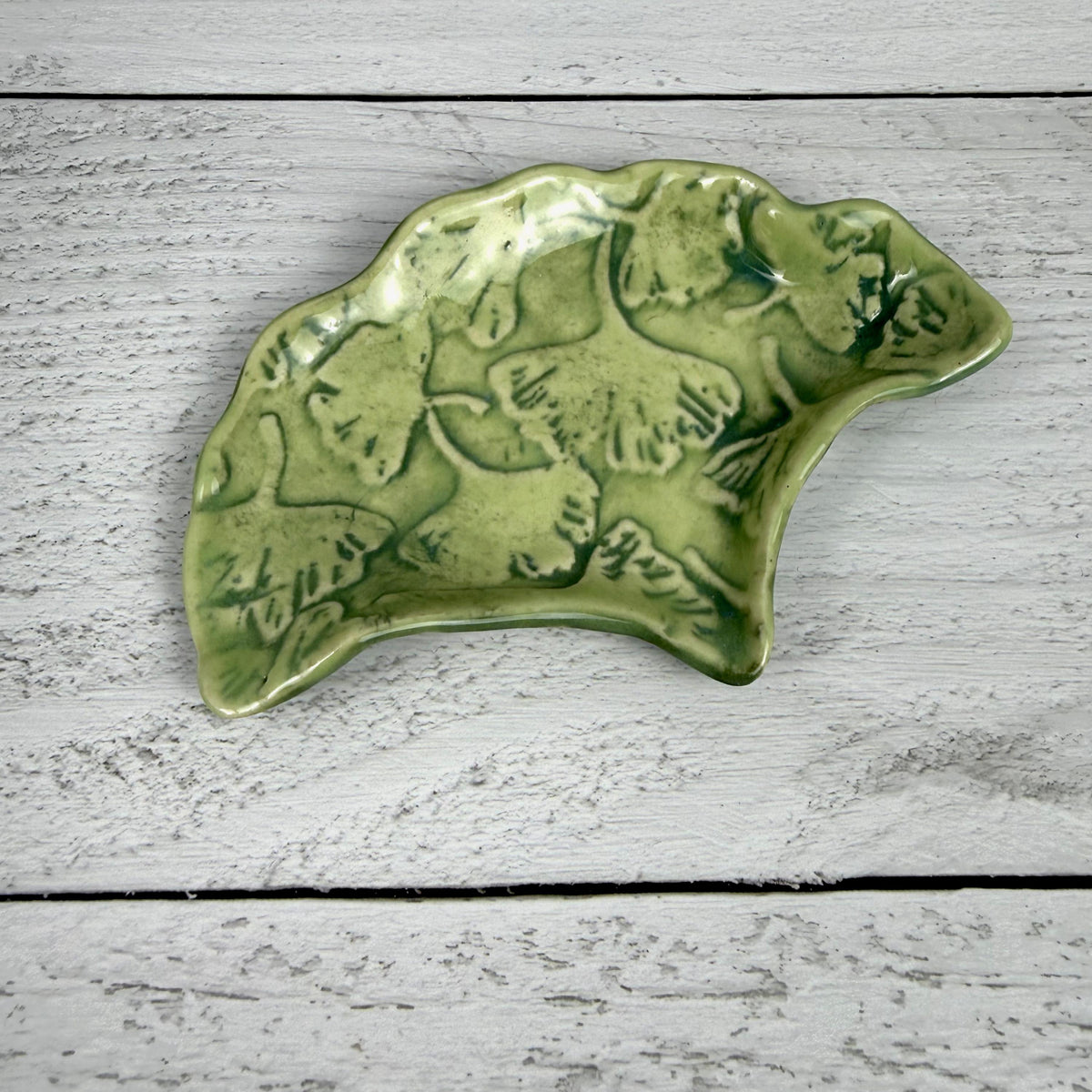Small Ginkgo Teabag Holder/Spoon Rest