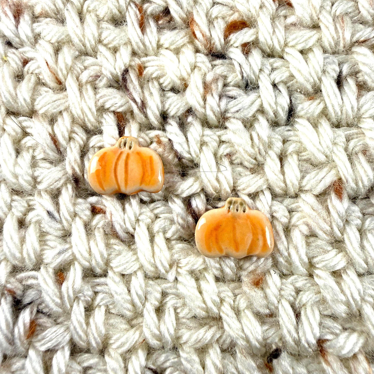 Tiny Pumpkin Buttons